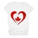 thumbnail image 5 of Camisas de Manga Corta para las Mujeres Impresión de Manga Corta Cuello Redondo, Camisa Casual de Poliéster para las Mujeres, Lavado de Manos, 5 of 8