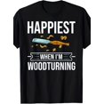thumbnail image 1 of Woodturner T-Shirt Imprimé à Manches Courtes d'Été Unisexe, Col Rond, Pur 220G, Style Vintage, Tenue Toutes Saisons Saint-Valentin, 1 of 5