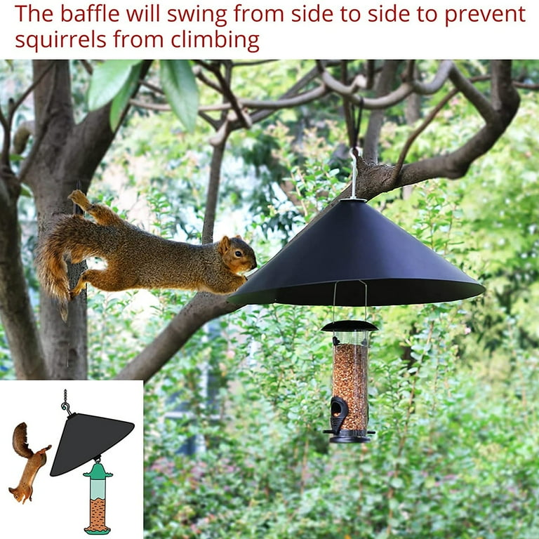 House Gadgets Wrap Around Split Squirrel Baffle 16-inch Unique Wrap-around  Squirrel Baffle