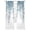 Blue, variant on Eucalyptus Leaves Sheer Curtains 96 Inch Length 2 Panels Set, Light Blue Summer Botanical Weeping Voile Window Treatment Semi Sheer Long Curtains Drapes for Bedroom/Living Room/Kitchen 52"x96"x2