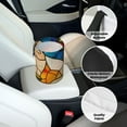 thumbnail image 6 of Naloa Stained Glass Cat Art Car Trash Can Garbage Car Accessories Trash Can Car Waste Bin for for Driver and Passenger Any Vehicle, 6 of 7