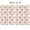 Pioneer Flower Floral-1, variant on Pioneer Flower Floral Print Pattern Summer Linen Placemats Set Of 6, Washable Non-Slip Heat Resistant Table Mats for Kitchen, 12x18 Inch