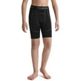 thumbnail image 2 of Roadbox Youth Boys Compression Shorts - Spandex Athletic Kids Running Compression Underwear for Basketball Baseball Soccer, 2 of 6