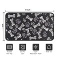 thumbnail image 5 of Paw Prints and Bones Door Rugs,Washable Non Slip Door Mats Indoor,Decorative Door Mats,Entry Mat Indoor for Entrance,Bedroom,Kitchen,Bathroom,30"x17", 5 of 6