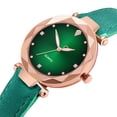 thumbnail image 4 of Resicozy Women's Vintage Watch Quartz Watch with Leather Strap Dress Wristwatch for Ladies Green, 4 of 6