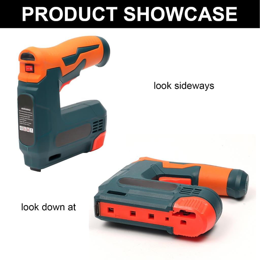 SIEYIO Electric Staple Guns Cordless Upholstery Stapler Nail Guns for Wood Rechargeable Nailer Kit Staple Nails Staple Remover