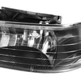 thumbnail image 4 of AKKON - For Black Bezel 1999-2002 Chevy Silverado 00-06 Suburban Tahoe Headlights Front Lamps Direct Replacement Pair LH+RH, 4 of 5
