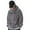 Grey, variant on Men's Embroidered Lettering Hoodie Casual Pullover Sweatshirt For Athletic Streetwear Comfort Fit Oversized Pullover Long Sleeve Crewneck Casual Tops