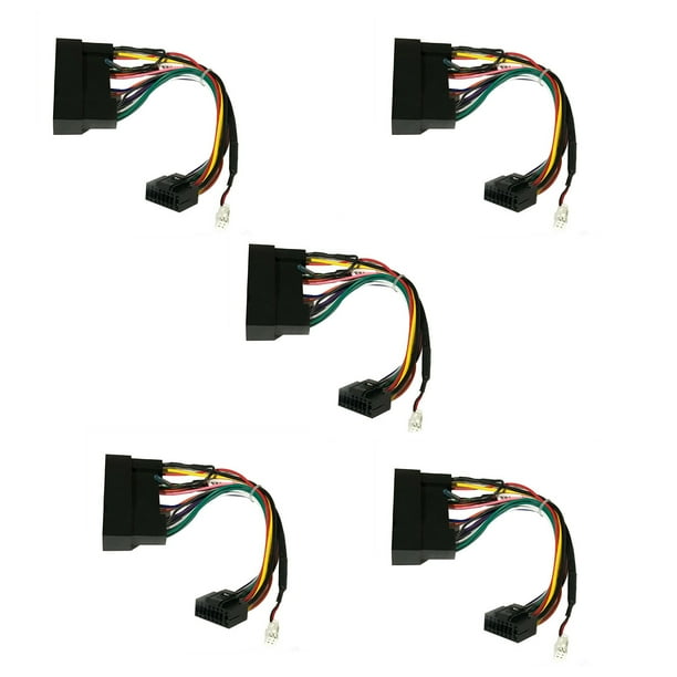 5X Car Stereo Audio 16 PIN Android Power Wiring Harness Adaptor for