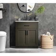 thumbnail image 2 of Elegant Kitchen and Bath Alden 30 inch Single Bathroom Vanity in Mocha Brown, 2 of 10