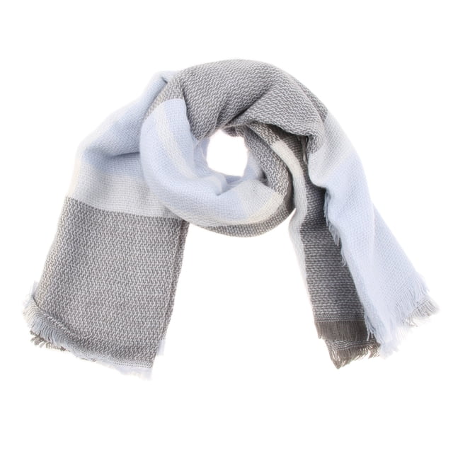 Bufandas Chal Manta con Flecos Clásico Regalo para Fiesta Cumpleaños Navidad de Mujeres Hombres gris Macarena Bufanda larga de mujer