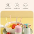 thumbnail image 6 of Gnmfd Plastic Fruit Fork Set Two-Tooth Dessert Skewers for Home Party, Small Appetizer Snack Forks for Fruit Cake Pastry, Reusable Cute Kitchen Tools for Buffet Picnic Celebration, 6 of 6
