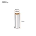 thumbnail image 2 of Unique Bargains 100 Pcs Non Insulated Butt Connectors 10AWG Wire Connector for Electrical Wire Crimp Terminals, 2 of 5