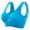 Light Blue, variant on Dvprdro Sports Bras for Women Comfy Seamless Sports Bra Wirefree Yoga Bra With Removable Pads