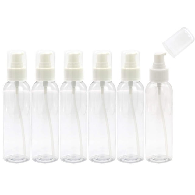 Botellas Vacías de Plástico TRENDBOX con Bomba Pico de Pato 120 mL x6
