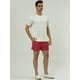 thumbnail image 4 of Pantalones cortos de natación con forro de malde color sólido con cintucon cordón pahombre rojo 30, 4 of 6