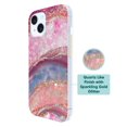 thumbnail image 4 of Pink Pearlescent Agate - Premium Fashion Phone Case for iPhone 15 Plus / iPhone 14 Plus, 4 of 5