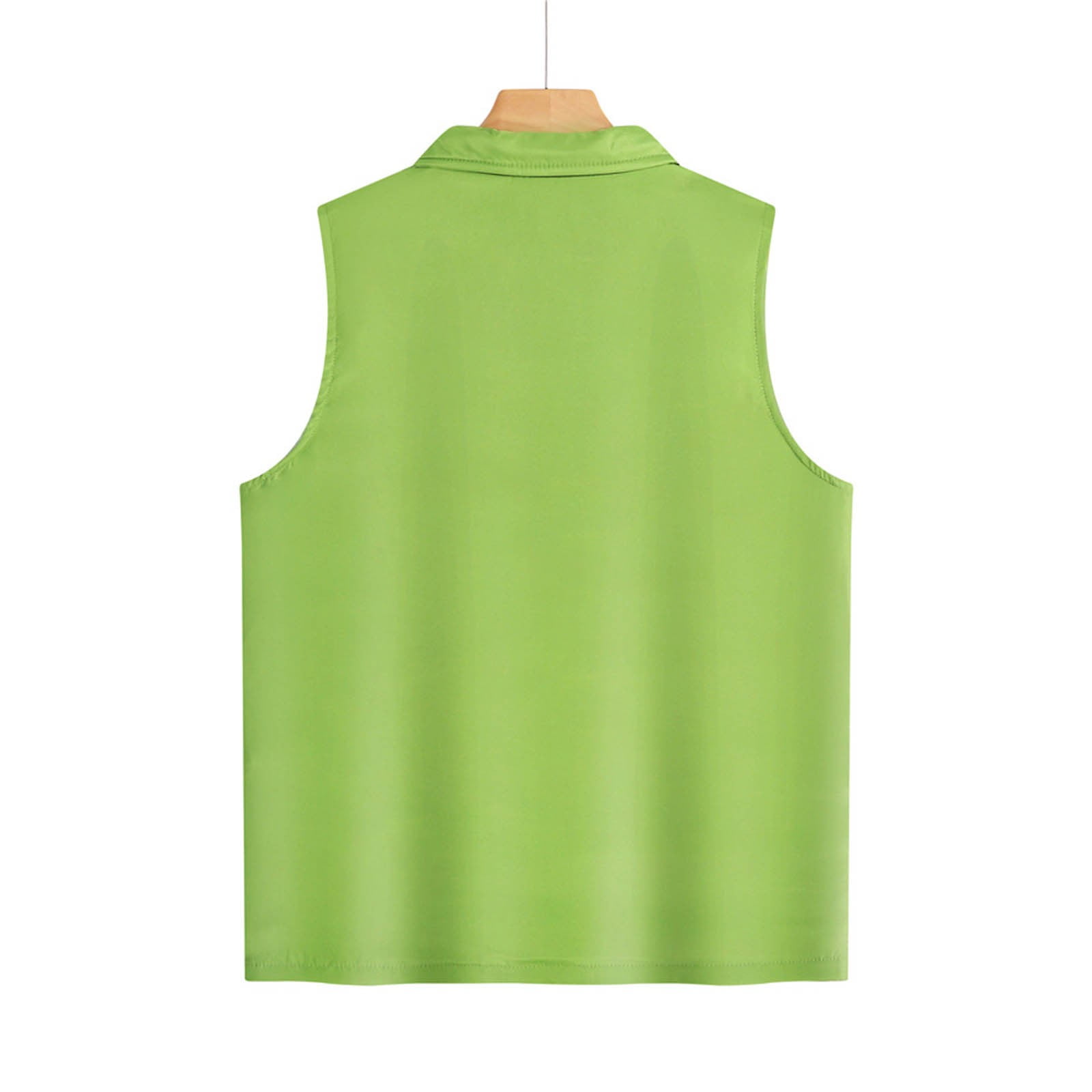 AnuYalue Mens Outdoor Vest Lightweight Softshell Full Zip Outerwear Breathable Sleeveless Jacket for Running Hiking Sports