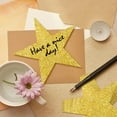 thumbnail image 3 of Ziediop Glitter Gold Star Paper & Cardboard Cutouts (100 Pack), 3 of 5