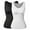 2 Packs:Black+White, variant on Women's Shapewear Camisole with Built-in Bra - Tummy Control Compression Tank Tops