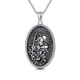 thumbnail image 1 of Collar LEECCI Artemis de plata de ley 925 con diosa griega, 1 of 6