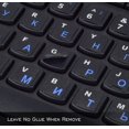 thumbnail image 4 of 2 Pegatinas De Teclado Ruso, Pegatinas De Letras De Teclado Cirílico, Fondo Negro Con Letras Azules/Blancas, Pegatinas De Letras De Teclado Para Portátil, Portátil, Teclado De Computadora De Escritori, 4 of 5
