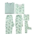 thumbnail image 3 of INSPIRE CHIC Christmas Family Pajama Sets Long Sleeve Tee with Pants Lounge Sleepwear ["Men"] 3XL Green, 3 of 5
