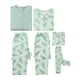 thumbnail image 3 of Conjuntos de pijamas familiares navideños Inspire Chic de manga larga con pantalones para dormir y relajarse ["Niños y Niñas"] 3XL Verde, 3 of 5