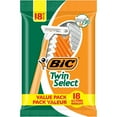 thumbnail image 1 of BIC Twin Select Rasoir Jetable pour Hommes pour Peaux Sensibles, à 2 Lames, Rasoir Manuel, 1 of 8