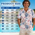 thumbnail image 6 of Whosucclay Starfish Coral Print Matching Hawaiian Outfits for Couples, Women's Casual Summer Sleeveless Crewneck Dress with Pockets Men's Hawaiian Button Down Aloha Shirt, S, 6 of 7