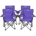 thumbnail image 1 of Sillas Camping y Playa Duralife Plegable Portatil 4 Piezas Morado, 1 of 8