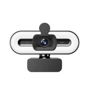 Webcam Autofocus HD Webcam with Fill Light Rotatable Laptop Webcam Camera with Microphone ,Easy to Install