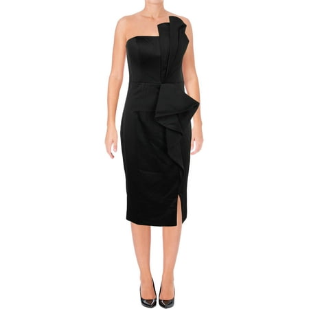 Bariano Womens Night Out Pleated Cocktail Dress