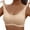 Khaki, variant on Penkiiy Women Bras Women's No Steel Ring Lactation Vest Bra Back Adjustment Yoga Running Bra Gray Bras