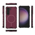 thumbnail image 3 of Funda para Samsung Galaxy S23+ 5G [Compatible con Airbag MagSafe] de Grado Militar Funda Protectora contra Caídas de Color Sólido, Rojo Vino, para Galaxy S23+(5G), 3 of 7