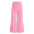 thumbnail image 3 of jiaxiM Sweatpants for Girls Baggy Wide Leg Comfortable Loose Fit Sweat Pants Oversized Drawstring Elastic Waist Joggers Kids Cute Fall Clothes, 3 of 8