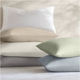 thumbnail image 3 of JERFIT 400 Thread Count 100% Egyptian Cotton Split King Sheet Set, Sateen Weave for Cooling Comfort, Deep Pocket Fitted Sheets, Gray 5-Piece, 3 of 10