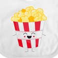 thumbnail image 4 of Inktastic Cute Kawaii Popcorn Boys or Girls Baby Bib, 4 of 4