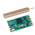 thumbnail image 1 of -14 Wireless Module 433MHz Receiving and Transmitting 1km Serial Communication Data Transmission Si4438 Networking,1 x wireless module,Green, 1 of 6