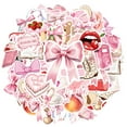 thumbnail image 2 of 35pcs Cute Animal Stationery Stickers Pink Ribbon Teacher Stickers Flowers Graffiti for Laptops Notebooks Suitcases, 2 of 9