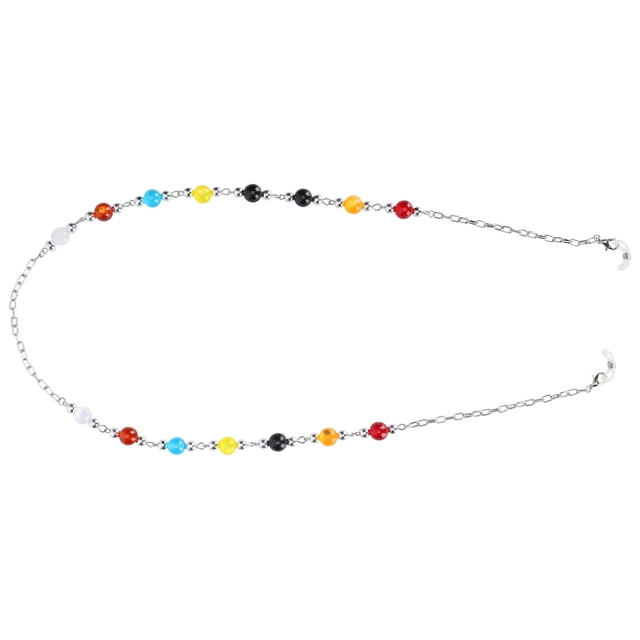 Cadena para gafas Bling Bling antideslizantes con mufla bucal soporte para gafas