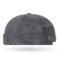 thumbnail image 5 of Hsqqdc Men Unisex Brimless Docker Hat Fashion Melon Skin Cap Adjustable Sailor Beanie, 5 of 7