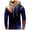 Blue, variant on Aayomet Mens Hoodies Men's Fit Full Zip Hooded Sweatshirt Active Hoodie,Purple M
