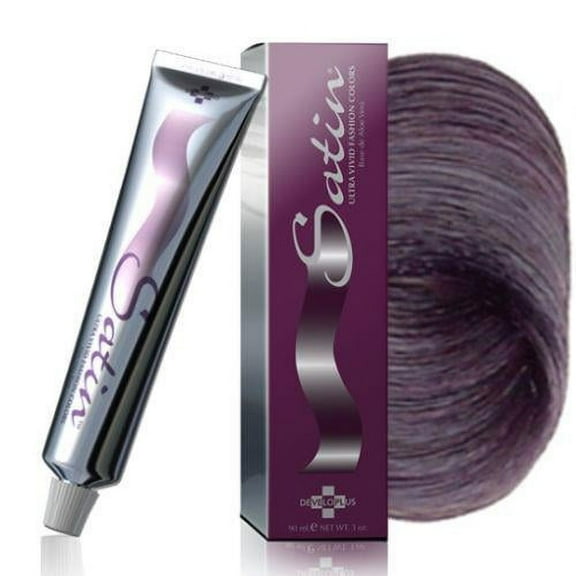 (2PACK) Satin Hair color 1V Violet Black "MANGO SIX B&M"