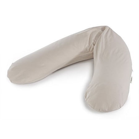 Theraline Maternity & Nursing Pillow with Removable Zippered Cover, Ivory