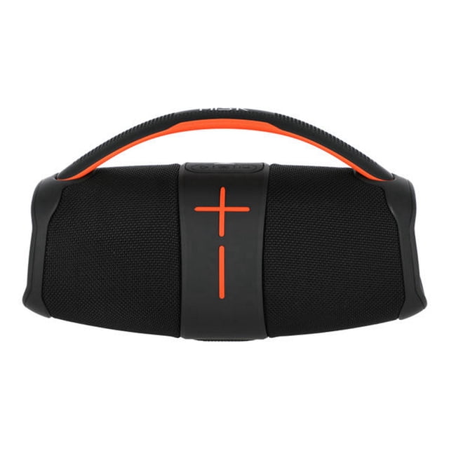 bocina bluetooth con luz led negra