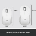 thumbnail image 3 of Logitech Signature M550 Wireless Mouse - For Small to Medium Sized Hands, 2-Year Battery, Silent Clicks, Off-white, 3 of 6