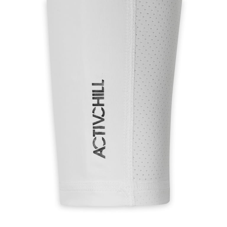 Reebok Delta ActivChill Leg Sleeves, S/M, White, 2-Pack photo 3