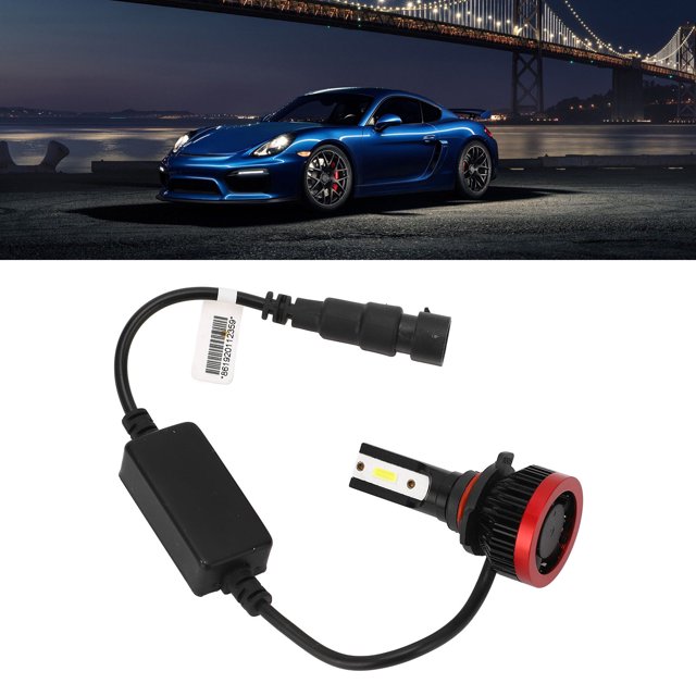 Lampe Frontale de Voiture, Voiture LED Dissipation de Chaleur de Phare Universel pour Véhicule d'Interface 9005