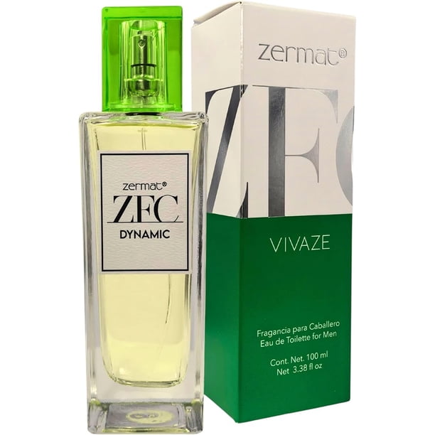 ZFC Dynamic, Fragancia Masculina, 100 ml, Aroma Cálido y Ambarado con Notas de Pimienta Negra